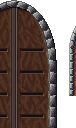 A wooden gate